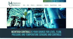 Desktop Screenshot of mcintoshcontrols.com